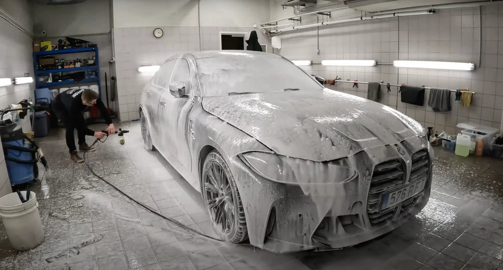 Snow foam wash BMW M3 (G80) Competition Autojoy Baltic